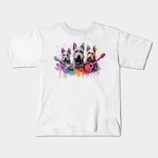 Terrier Trio Kids T-Shirt